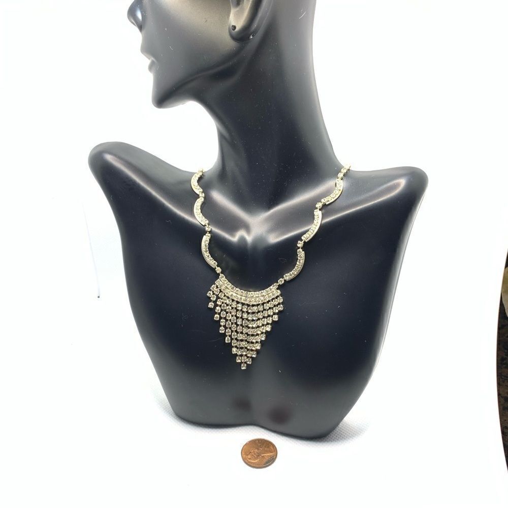 Rhinestone Statement Necklace